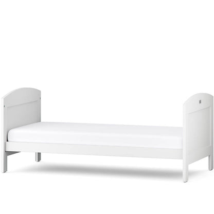 Silver Cross Valencia Cot Bed & Dresser | White/Natural Ash